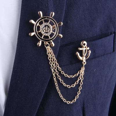Rudder Brooch  ( Coat Pin)_img_2