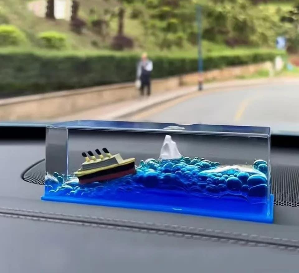 Floating Ship (Car Dashboard  Showpiece)